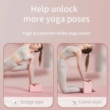 Load image into Gallery viewer, Yoga Blocks Set of 2 Lightweight Odor Resistant EVA Foam Brick Pilates Essentials