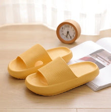 Load image into Gallery viewer, Women Thick Platform Cloud Slippers Indoor Home Eva Soft Sole Pillow Slides Sandals Woman 2025 Summer Non Slip Beach Flip Flops