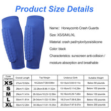 Load image into Gallery viewer, Soccer Shin Pads with Honeycomb Pads Football Shin Pads Ergonomic Lightweight Calf Protective Gear for Kids Youth Adults