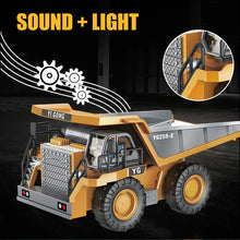 Load image into Gallery viewer, 1:24 RC Alloy Dump Truck &amp; Excavator - Heavy Engineering Toys for Boys