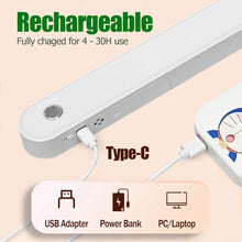 Load image into Gallery viewer, HOMEFISH Eye-care Table Lamp LED Light Bar Rechargeable Wirless Desk Reading Lamp USB Night Light For Bedside Kitchen Cabinet
