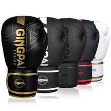 Load image into Gallery viewer, Professional 6/8/10/12/14oz Boxing Gloves PU Muay Thai MMA Profession Kickboxing Adults Sandbag Training Gloves Equipment