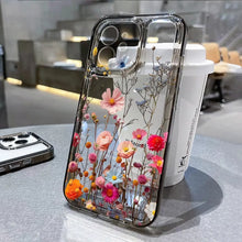 Load image into Gallery viewer, Flower Phone Case For iPhone 16 13 15 11 12 14 17 Pro Max Air 16E XS XR 7 8 SE Shockproof Transparent Cover Silicone Soft Fundas