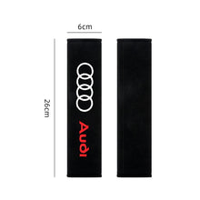 Load image into Gallery viewer, 2PCS Suede Seatbelt Shoulder Pads for Audi A3 A4 A6 A8 Q3 Q5 Q7 B6 B7 B8 B9