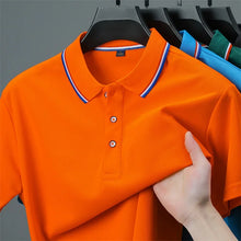 Load image into Gallery viewer, 2025 New Men's Casual Solid Color Short Sleeved Polo Shirt Summer Fashionable and Comfortable Versatile Top