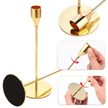 Load image into Gallery viewer, 3Pc/Set European style Metal Candle Holders Fashion Simple Wedding Table Decoration Party Living Room Candlestick Christmas Tabl