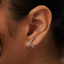 Load image into Gallery viewer, Stainless Steel Cross Stud Earrings for Women Girls Trendy Dainty Simple Minimalist Accessories Party Fashion Jewelry Gifts