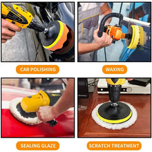 Load image into Gallery viewer, Car Polishing Sponge Pads Kit - Buffer Foam Wax Auto Motorcycle Scratches