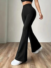 Load image into Gallery viewer, Women's High Waist Legging Tummy Control Bootcut Workout High Waist Bell Bottom Pants 4-Way-Stretch Athleisure  Pants
