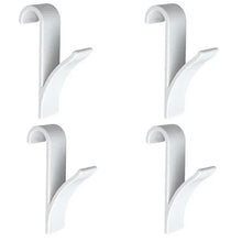 Load image into Gallery viewer, Kitchen Bathroom Hanger Clips Storage Racks White Clear Hanger Heated Towel Radiator Rail Clothes Scarf Hanger Hooks Holder