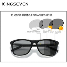 Load image into Gallery viewer, Kingseven Aluminum Sunglasses Men Women Polarized Photochromic Driving Glasses