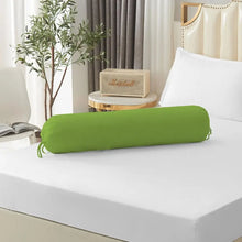 Load image into Gallery viewer, Solid Color Long Cylindrical Pillowcase Removable Washable Bedroom Neck Bolster Pillowslip Household Durable Pillow Case
