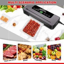 Load image into Gallery viewer, Vacuum Sealer,Automatic Food Vacuum Sealer,5 modes,with 10 sealing pockets and built-in cutter for sealing of wet and dry food