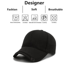 Load image into Gallery viewer, Unisex Letter Embroidery Snapback Baseball Cap Outdoor Adjustable Sunscreen Hat