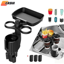 Load image into Gallery viewer, Car Cup Holder Expander Tray with Detachable Car Cup Holder Tray, Car Food Trays for Eating &amp;Cup Holder Tray Table for Car