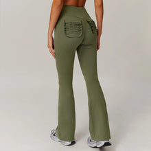 Load image into Gallery viewer, QK Pocket Flare Yoga Pant Women Gym Trouser Activewear Female Sports Legging Woman Quick-Dry Running Fitness Clothes XP20