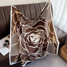 Load image into Gallery viewer, 90*90Cm Square Scarf Twill Silk Feeling Women Head Shawls and Wraps Luxury Hair Tree Print Neck Scarves Hijab Bandana Pashmina