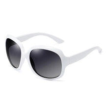 Load image into Gallery viewer, FUQIAN Brand Design Elegant Polarized Oversized Round Sunglasses Women Simple Fashion Big Plastic Ladies Sun Glasses UV400
