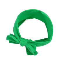 Load image into Gallery viewer, Set of 5 Baby Nylon Bow Headbands - Soft Elastic Hair Accessories