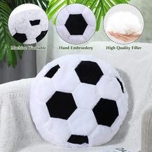Load image into Gallery viewer, Creative Football Plush Pillow, Fan Cushion, Boyfriend Football Cushion, Home Decoration, Sports Fan,Cute Soccer Shaped