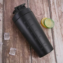 Load image into Gallery viewer, Stainless Steel Protein Shaker Cup Portable Fitness Sports Mug Nutrition Shakers Cup Water Bottles Water Cup Portable Shakers