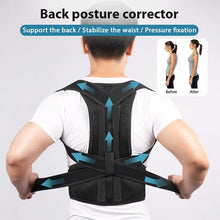 Load image into Gallery viewer, Unisex Back Brace Posture Corrector Lumbar Support for Back Pain Relief and Improved Posture