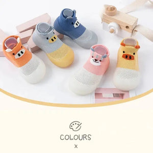 Cute Piggy Toddler Shoes Soft Bottom Breathable Sandals Baby Socks Footwear