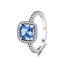 Load image into Gallery viewer, 925 Sterling Silver Rings For Women Original Crown Love Heart Wishbone Engagement Wedding Rose Gold Crystal Ring Luxury Jewelry
