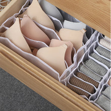 Load image into Gallery viewer, 6/7/11 Compartments Underwear Storage Box, Home Underwear Bra Sock Cabinet, Drawer Style Fabric Mesh Partition And Sorting Box