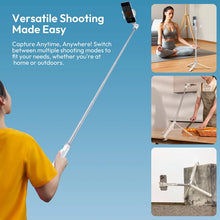 Load image into Gallery viewer, Ulanzi TT88 1.44M Overhead Selfie Stick Phone Tripod with Magnetic Clamp Wireless Remote Extension Tripod for LiveStreaming Vlog