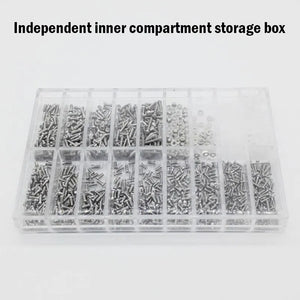 Glasses Repair Screw Set - 18 Specification Accessories Kit & Box