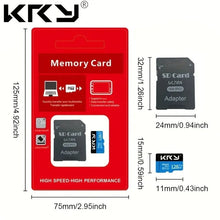Load image into Gallery viewer, 128GB 64GB 32GB Micro SD TF Flash Memory Card Class 10 for Phone Camera Tablet