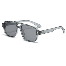 Load image into Gallery viewer, New Retro Double Bridge Square Sunglasses For Women Men Fashion Luxury Design Rivets Sun Glasses Trending Shades UV400 Eyeglasse
