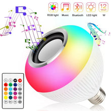 Load image into Gallery viewer, Bluetooth Bulb Speaker! Music, Color &amp; App Control