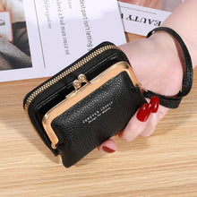 Load image into Gallery viewer, Women&#39;s Fashion Wallet with Wrist Strap - Large Capacity Coin Clip and Card Slots