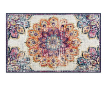 Load image into Gallery viewer, Luxury Crystal Velvet Entry Door Floor Mat Retro Carpet Light Foot Entryway Rug