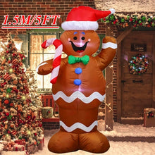 Load image into Gallery viewer, Christmas Inflatable Decoration Toy Built-in LED Lights Inflatable Model Ornament Xmas Party New Year Garden Indoor Outdoor Deco