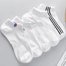 Load image into Gallery viewer, 5 Pairs Unisex Anti-Skid Ankle Socks: Fashion Striped Comfort Sports for Spring/Summer