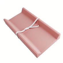 Load image into Gallery viewer, Portable Baby Diaper Changing Pad with Safety Strap Newborn Babies items Wipeable Changing Mat for Dresser and Changing Tables