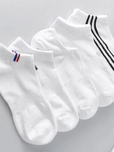 Load image into Gallery viewer, 5 Pairs Unisex Anti-Skid Ankle Socks: Fashion Striped Comfort Sports for Spring/Summer