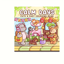 Load image into Gallery viewer, 28 Pages Cat's Daily Life Coloring Book for Adult | Colouring Book, Drawing Supplies for Christmas, Thanksgiving