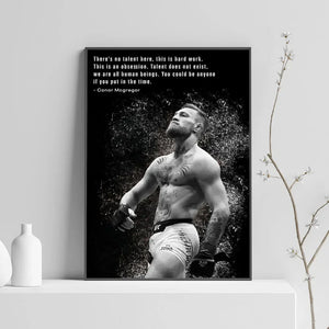 Professional Motivational Boxer, HD Canvas Print Wall Art Poster, Suitable for, Home, Room, Living Room, Gym Decoration