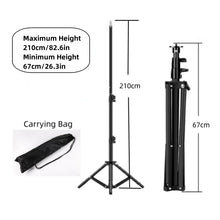 Load image into Gallery viewer, RP01-B Heavy Duty Metal Alloy Light Stand 160cm Tripod for Photo Studio Softbox Video Flash Reflector Lighting Background Stand