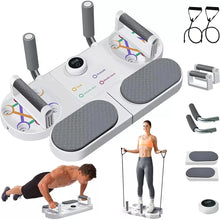 Load image into Gallery viewer, Push Up Board Chest Back Triceps Portable Exercise Workout Station with Timer