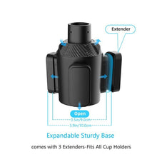 Load image into Gallery viewer, 3 In 1 Car Cup Holder Expander Adapter 360 Rotating Insert Drinks Support Adjustable Base Car Cup Mount Beverage Bottle Bracket