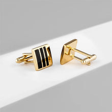 Load image into Gallery viewer, Luxury Men&#39;s Cufflinks &amp; Tie Clip Set - Wedding Guest Gift Fashion Jewelry