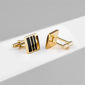 Luxury Men's Cufflinks & Tie Clip Set - Wedding Guest Gift Fashion Jewelry