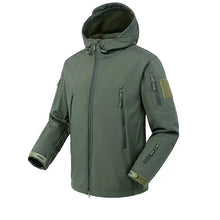Load image into Gallery viewer, Men Softshell Fleece Jacket Windproof Outdoor Hiking Winter Coat