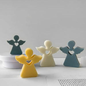 Cute Angel Candle Silicone Mold Gypsum Aromatherapy Easter Decoration DIY Craft