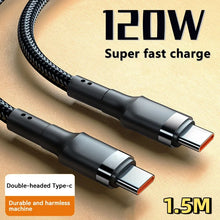 Load image into Gallery viewer, 120W Fast Charger PD Quick Charging High Quality USB C TO USB Type C Cable For iPhone Xiaomi 15 Plus Pro Max Samsung S24